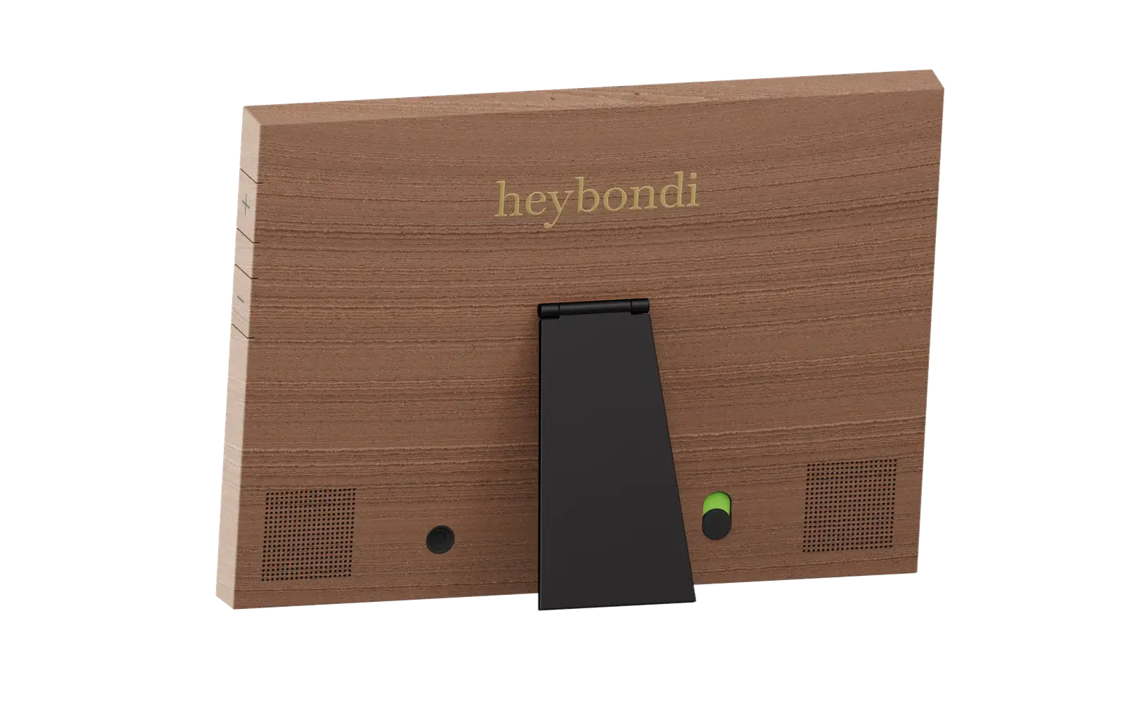 Back of the wooden HeyBondi family frame